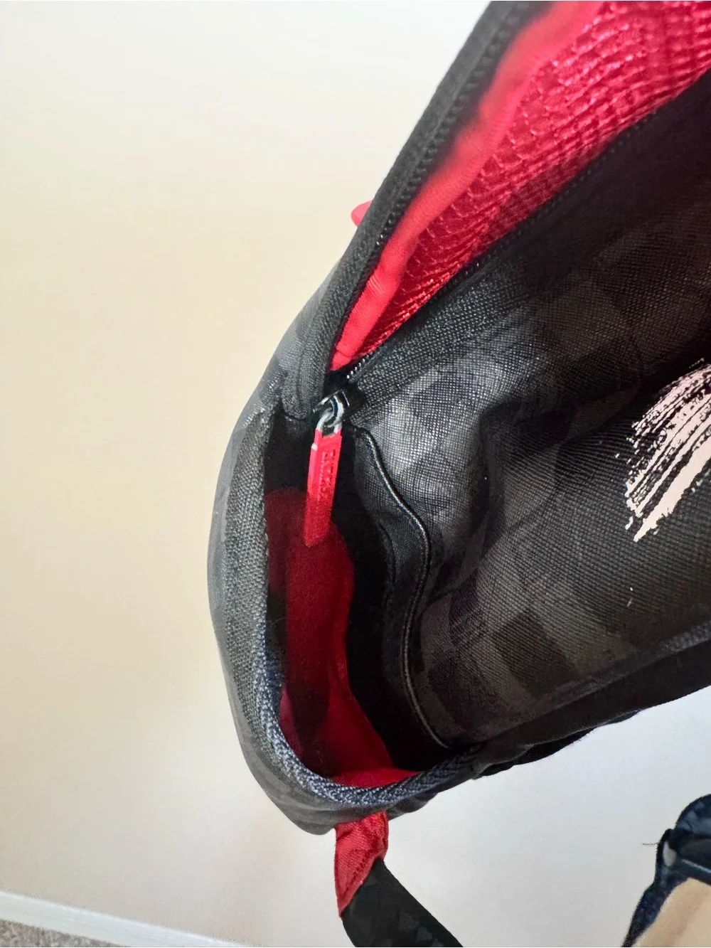 Sprayground Midnight Shadow Dixv Backpack Scribble Black Book bag pre owned